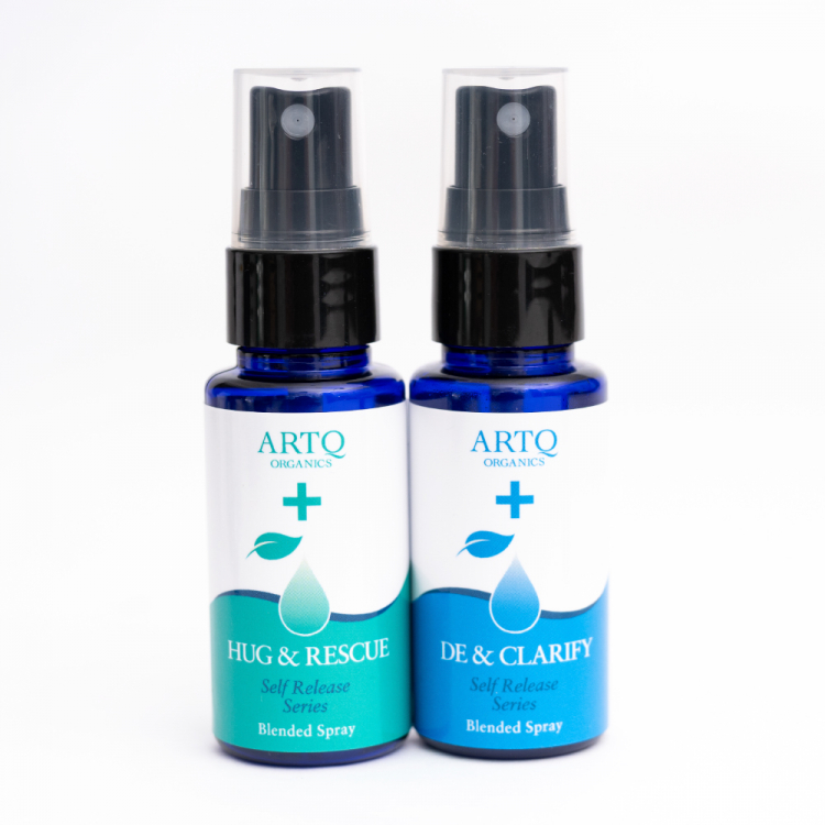 ブレンド精油スプレー2種セット（オリジナルEVAポーチ付き）